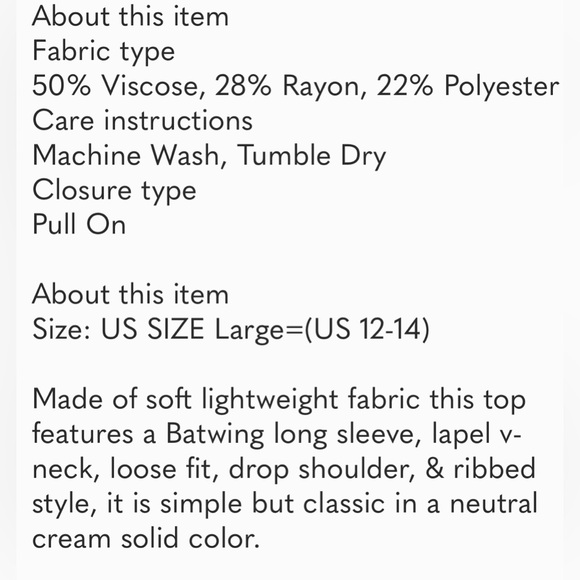 Sweater / V Neck Collared Batwing Knit Sweater - Picture 6 of 8